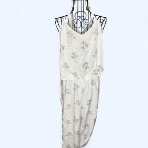 Banana Republic Palm Tree Print Halter Set - Size Small